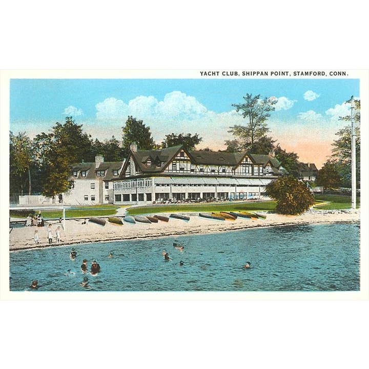 Found Image Press - Wholesale Magnet - Magnet CT-136 Yacht Club, Stamford