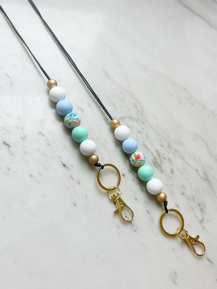 Garden Party Lanyard for wholesale by Lanyard Lovebirds