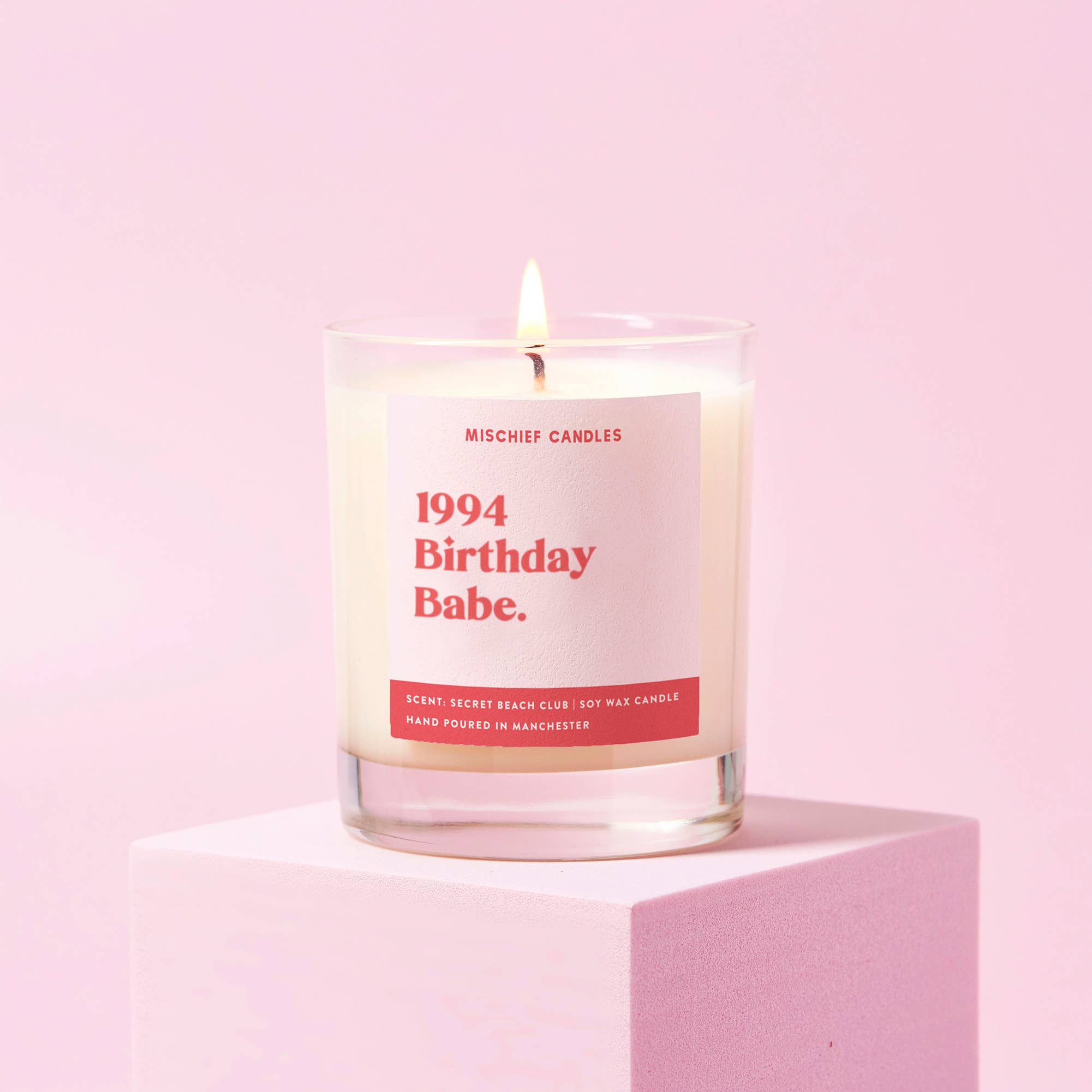 Mischief Candles - Vente Bougie en bocal - Bougie d'anniversaire amusante pour 30e anniversaire 1994 Birthday Babe0