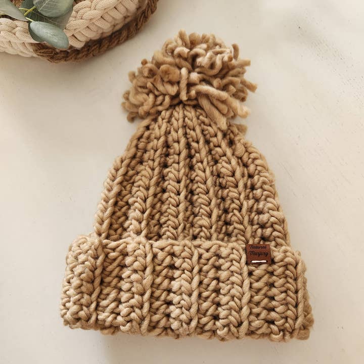 Naturalmarjory - Wholesale Beanie - Women's - Chunky knit hat. Pompom hat4