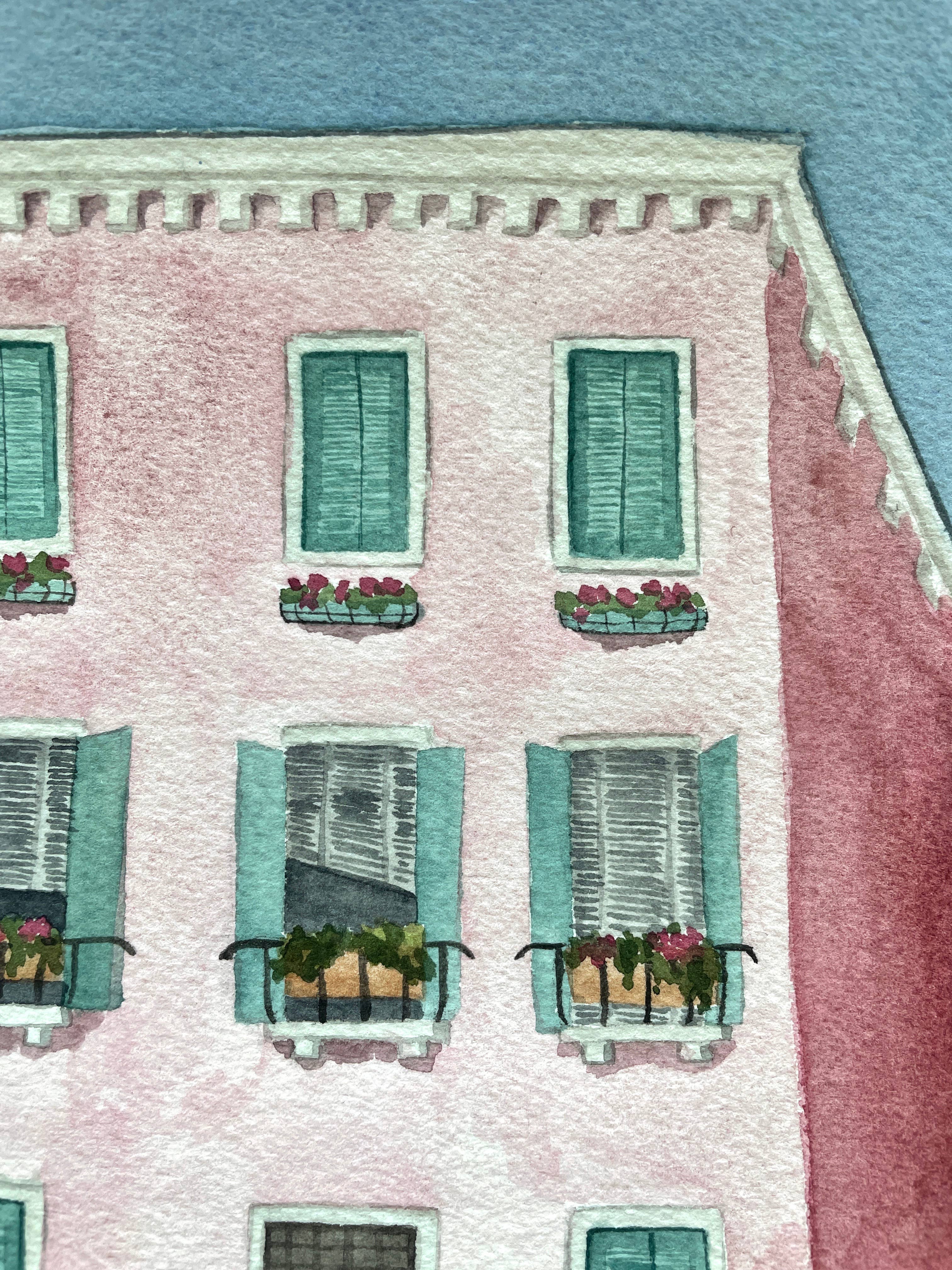 The Campbell Creative - Wholesale Art Print - "Rosina" - Venice Watercolor Print4