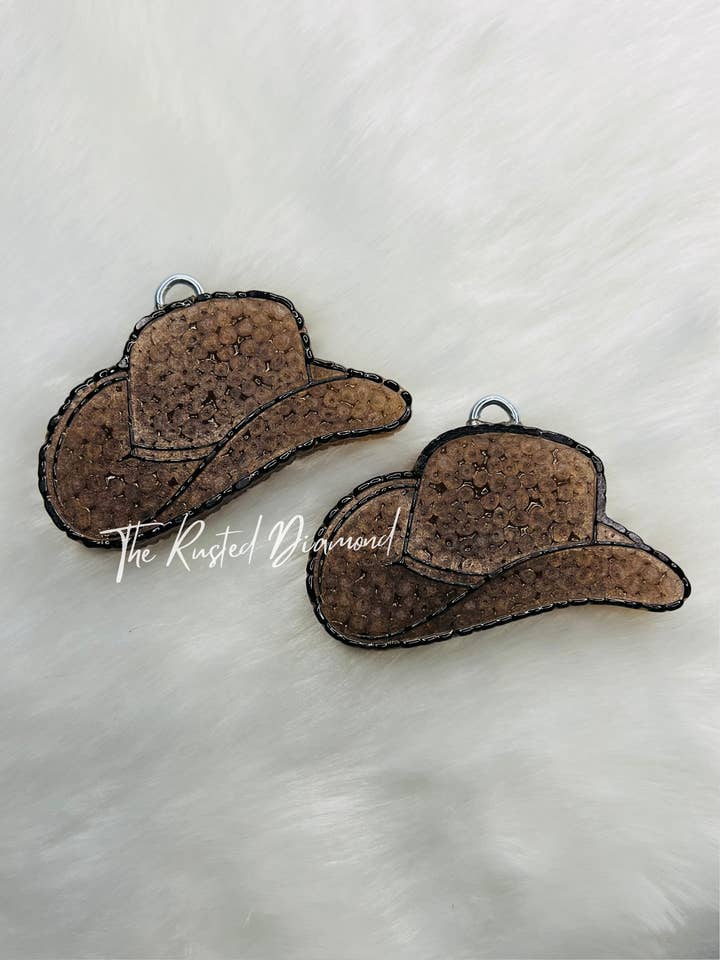 Cowboy Hat Vent Clips for wholesale by The Rusted Diamond