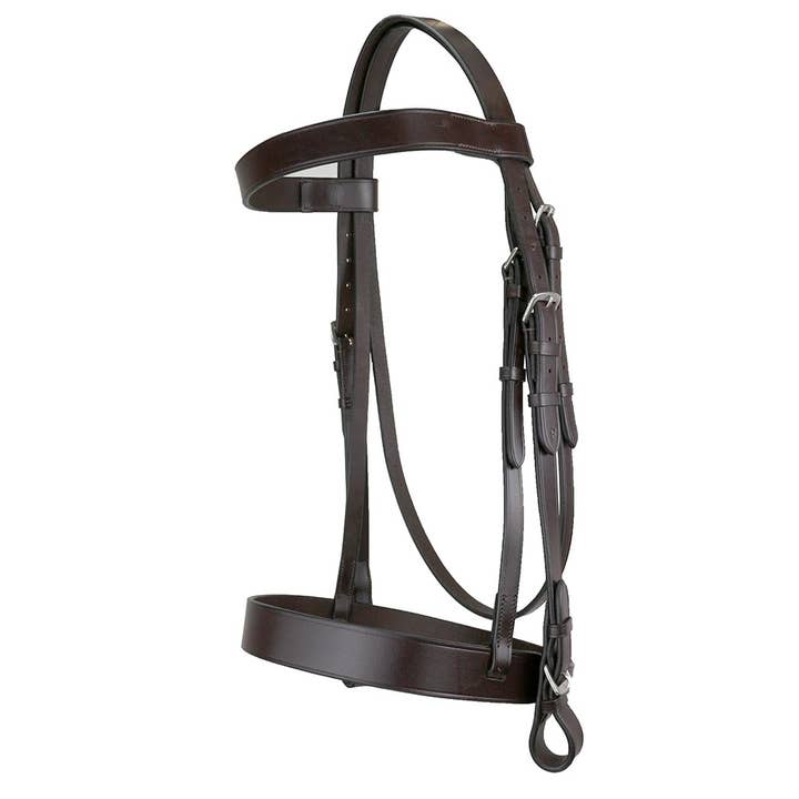 Sawgrass Snaffle Traditional English Horse Bridle for wholesale by Grewal Equestrian
