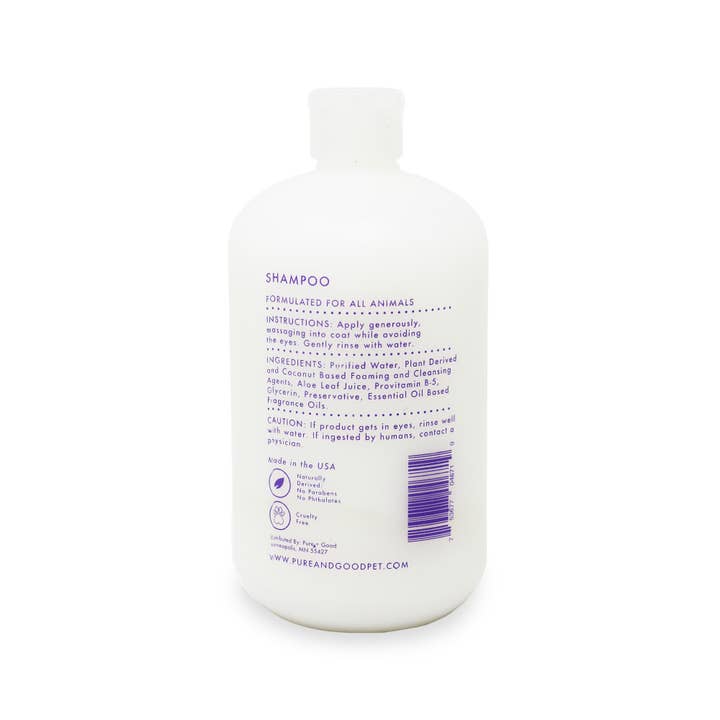Pure + Good - Wholesale Pet Shampoo - Dog - Dog & Cat Shampoo: Lavender + Chamomile 1