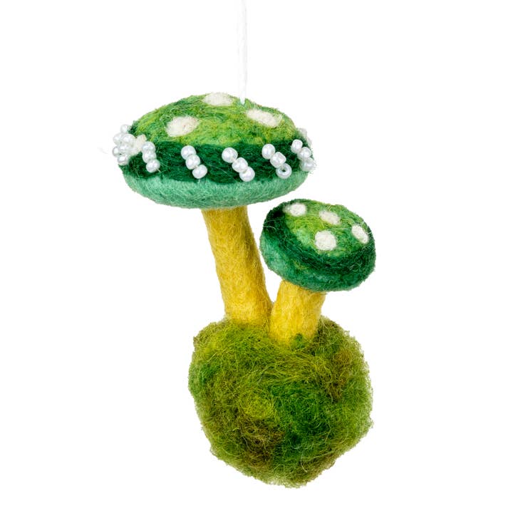 Ornamento Papagaio Verde por atacado de dZi Handmade