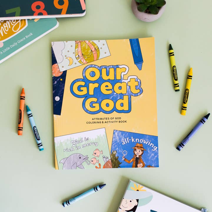 Our Great God | Coloring Book - Kids for wholesale by The Daily Grace Co
