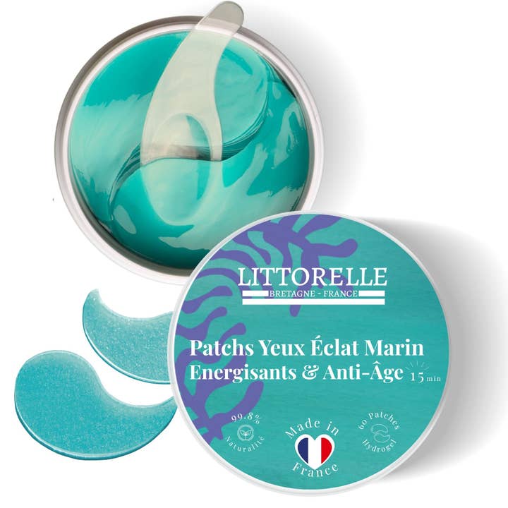 60 Energizing and Anti-Aging Marine Radiance Eye Patches in a Jar for wholesale by Littorelle