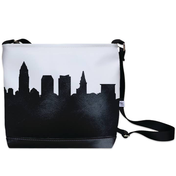 Cleveland OH Skyline Schultertasche Umhängetasche für den Großhandel von Anne Cate
