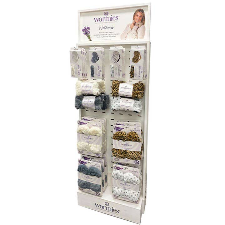 Warmies - Wholesale Retailer Display - Accessories - Wood Floor Display Wellness