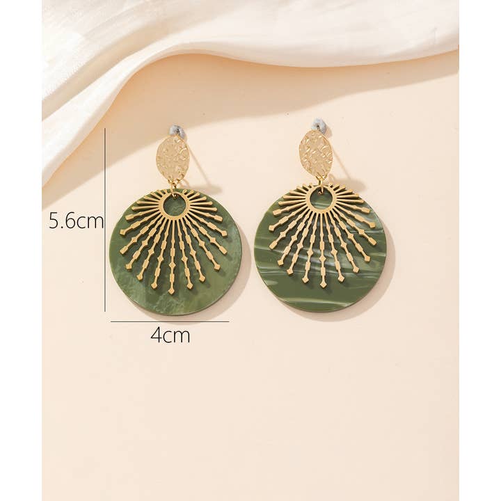 Blossom bijoux - Vendita all'ingrosso Orecchini pendenti - Orecchini a perno in acciaio inox 24BOA0012