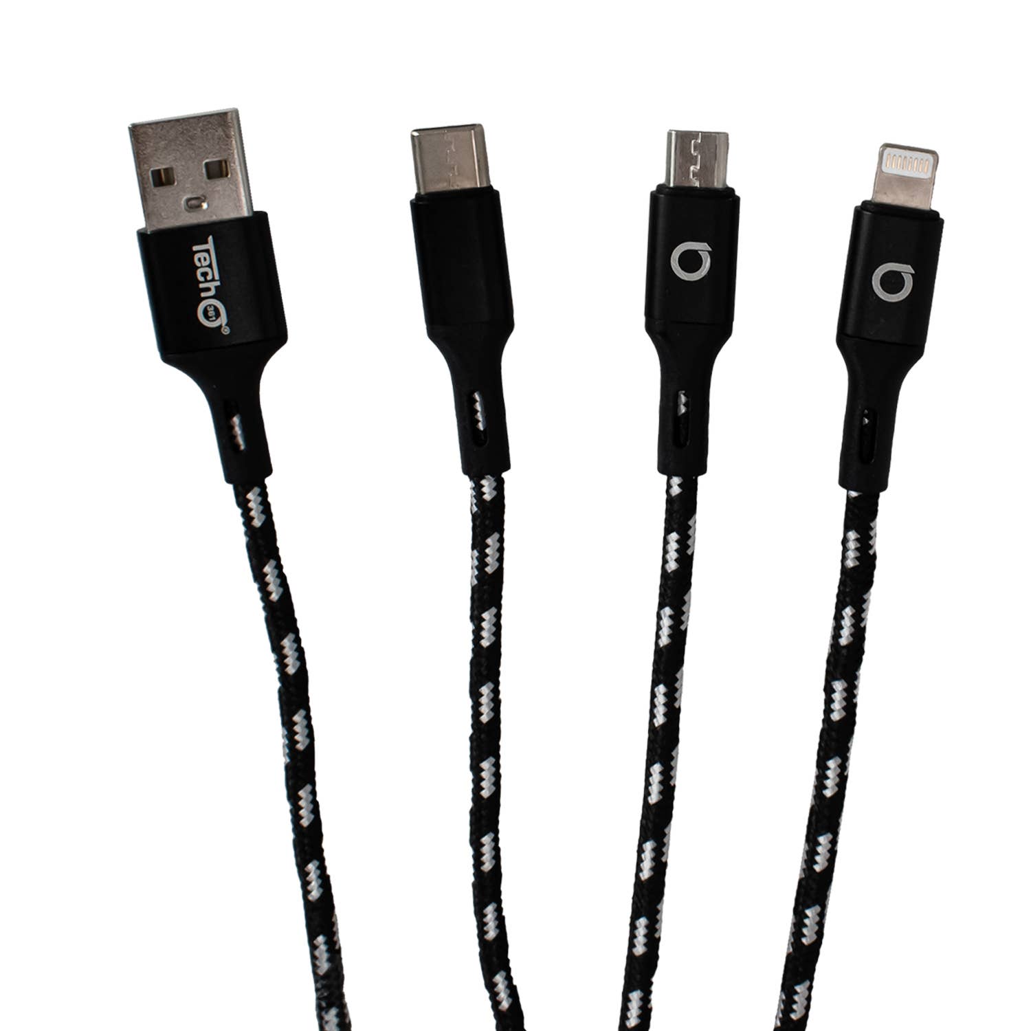 iTech361 - Vendita all'ingrosso Cavo di ricarica - CAVO DI RICARICA TUTTO IN UNO, 6,5FT COLORI ASSTD2