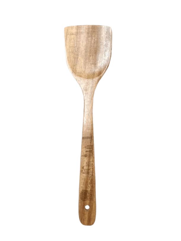 Acacia Serving Spatula for wholesale by Absorb-Lumen