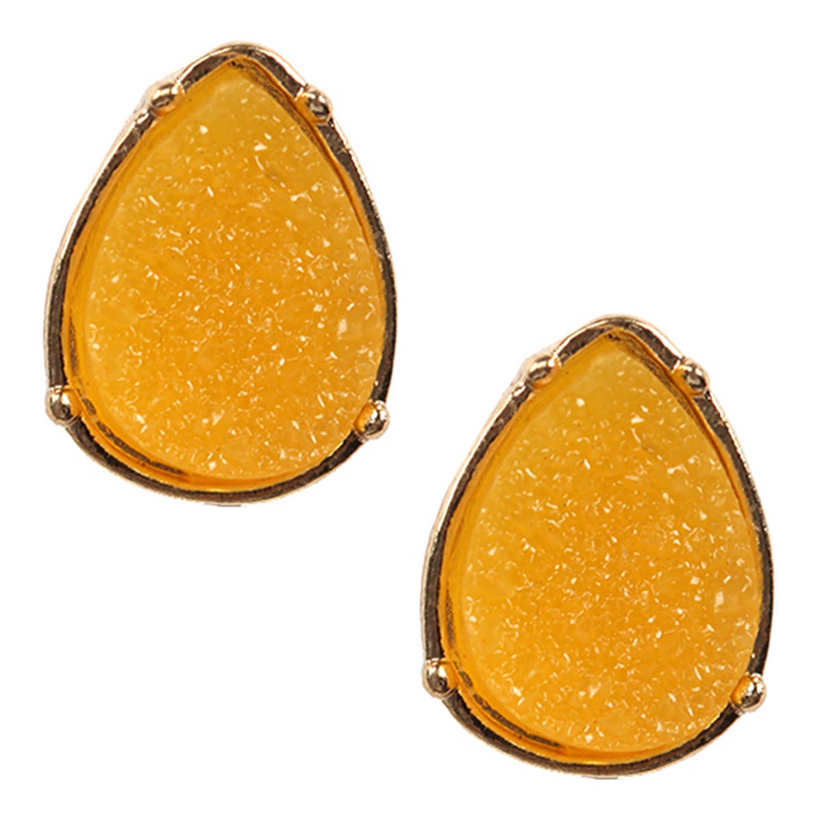 MYS Wholesale Inc - Wholesale Stud/Post Earrings - Druzy Teardrop Post Earrings15