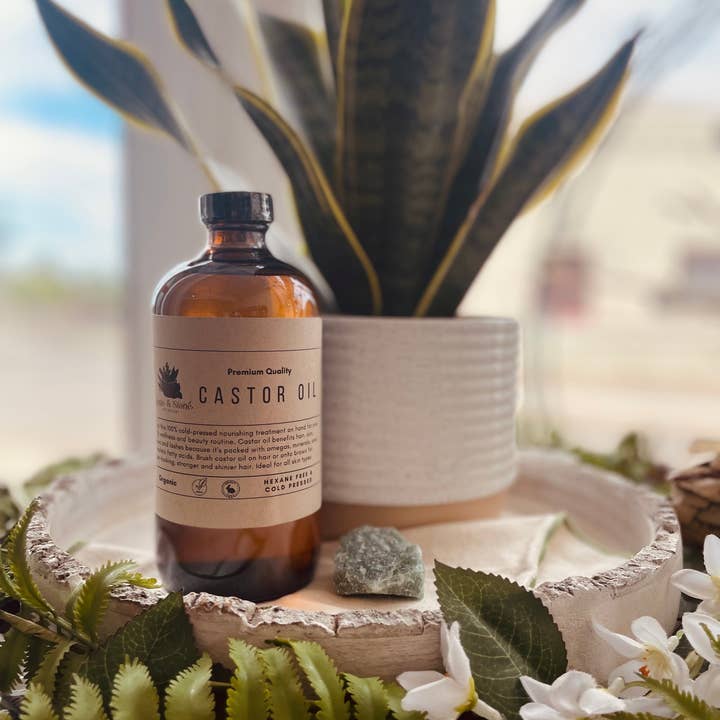 Sage & Stone Apothecary - Wholesale Hair Oil - Organic Cold Pressed Castor Oil4