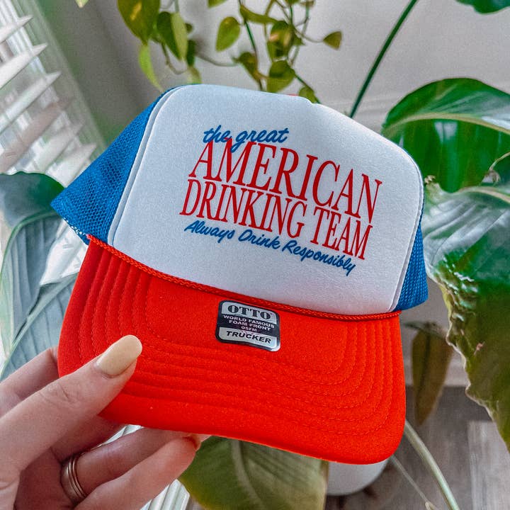 The Clandestine Underground - Wholesale Trucker Hat - Unisex - The Great American Drinking Team, Summer Trucker Hat