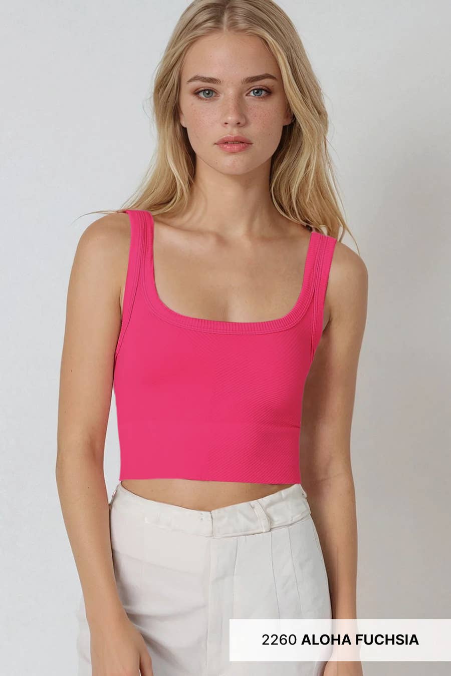 NIKIBIKI – Engroshandel Strikket top - Dame – NS7801 - Chevron Ribbet Afgrøde Top11