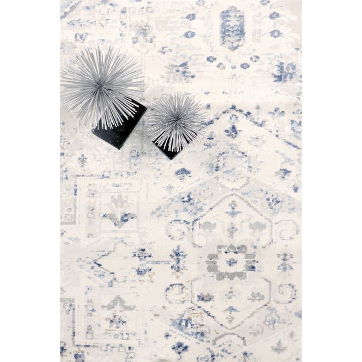 Pasargad Home - Wholesale Area Rug - Efes Oriental Light Gray/Light Blue Area Rug3