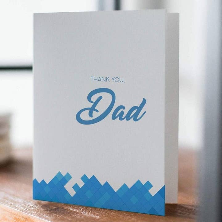 Thank You Dad Greeting Card for wholesale by CardCraft