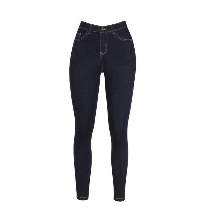 vlinvun - Venta al por mayor Vaqueros - Mujer - Vaqueros ajustados para mujer Pantalon Colombiano Skinny AZUL A Praga Jeans PRKJB-059AZOS