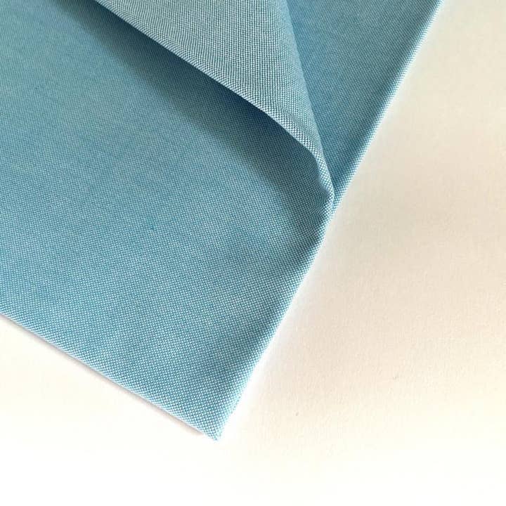 Oxford organic cotton sky blue for wholesale by Pugutextile