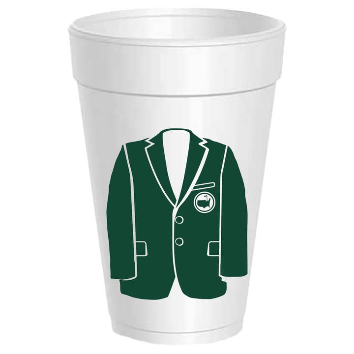 Golf Masters Green Jacket - 10 Pack for wholesale by Sassy Cups