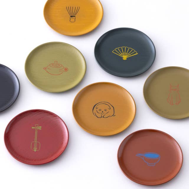 isuke - Wholesale Serving Plate - Small Plate "Animal" | Handcrafted Japanese Wooden Plate2