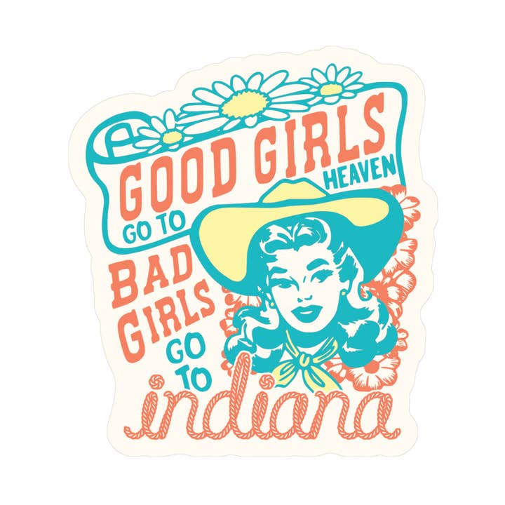 Indiana Fishers Carmel Evansville Autocolante de Vinil de Alta Qualidade por atacado de Juju and Moxie