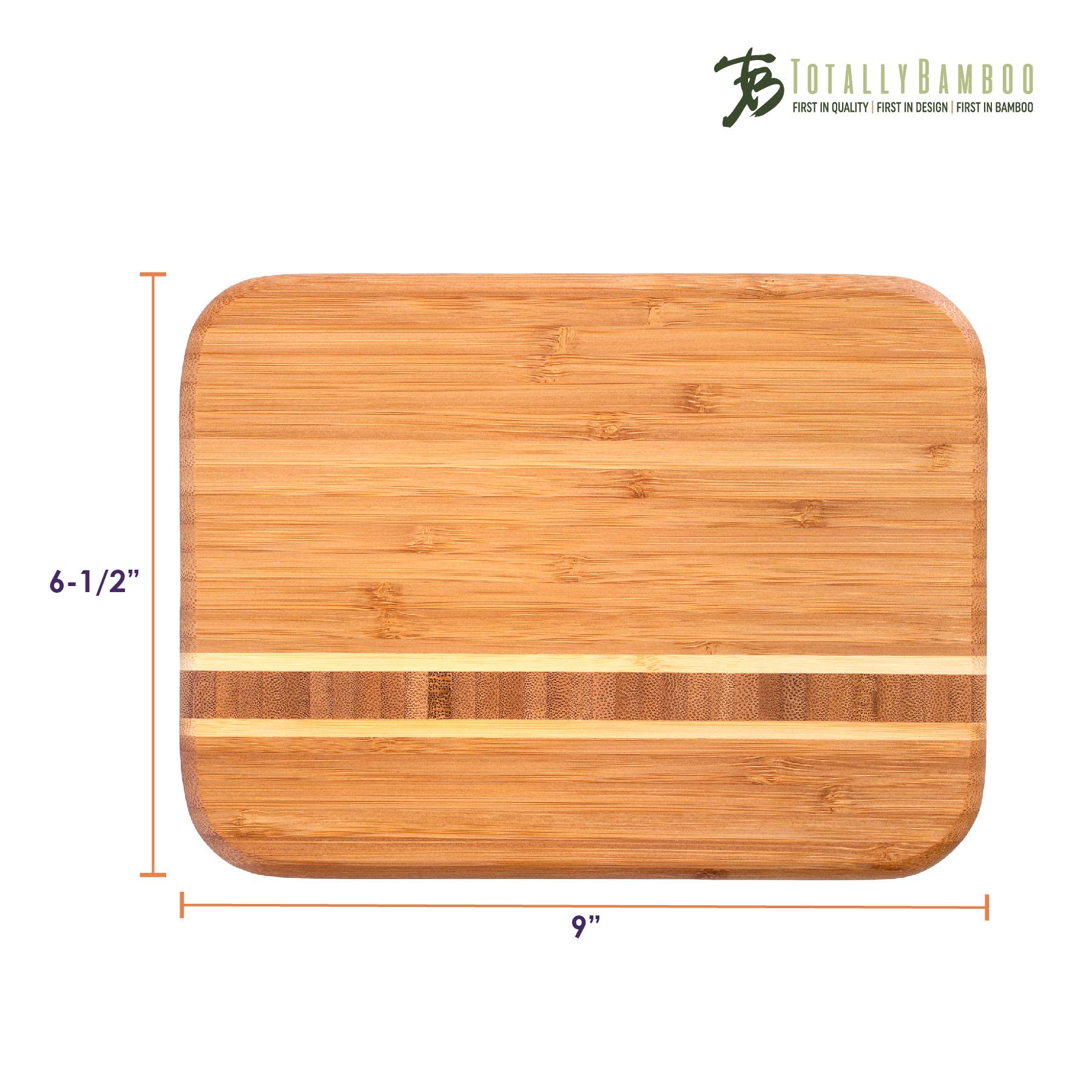 Totally Bamboo - Wholesale Cutting Board - Barbados Bar Board, 9" Bamboo Cutting Board7
