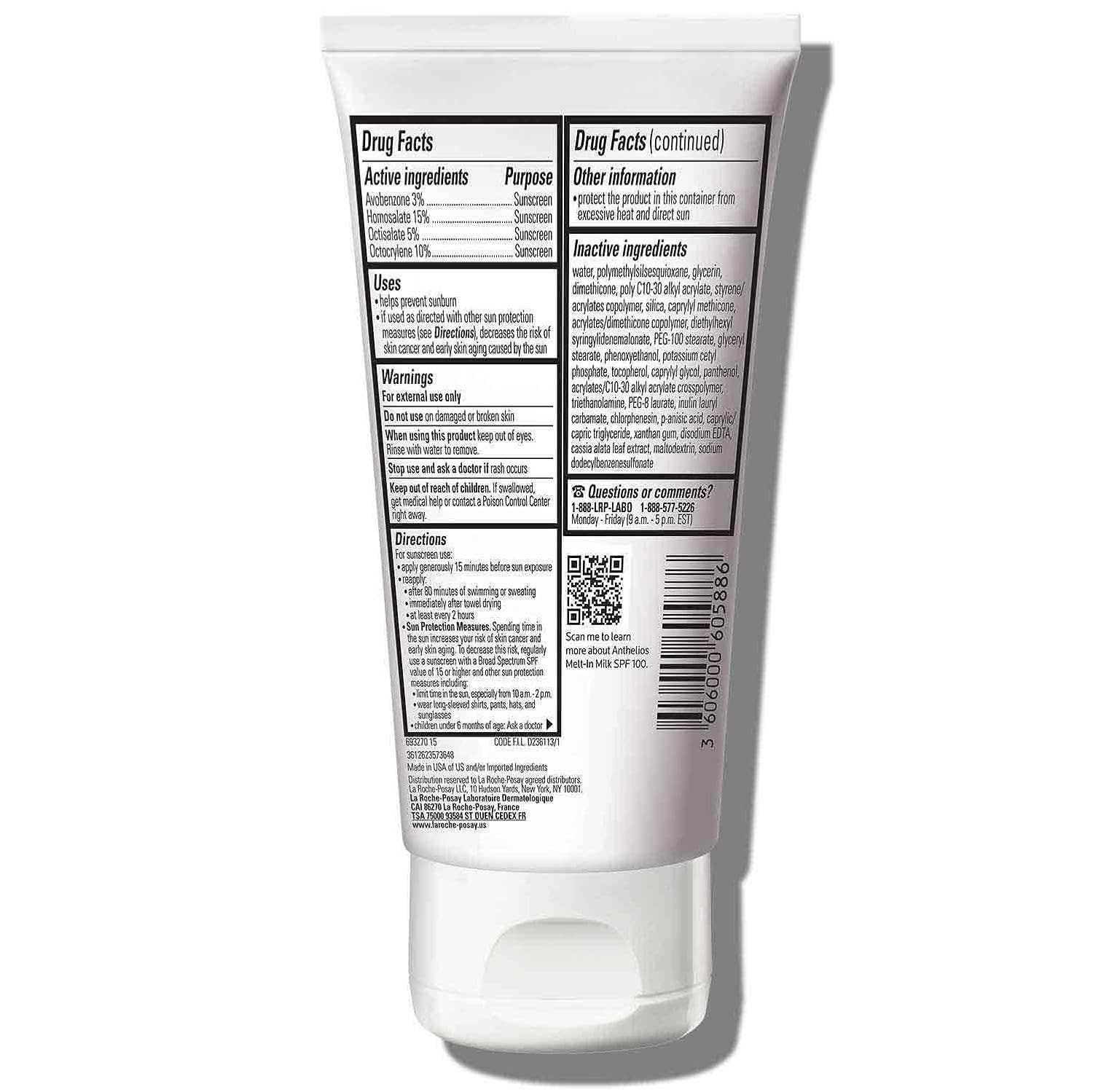 MEHIAZ – wholesale Sunscreen – Anthelios Melt-In Milk Sunscreen SPF 100 – Face & Body5