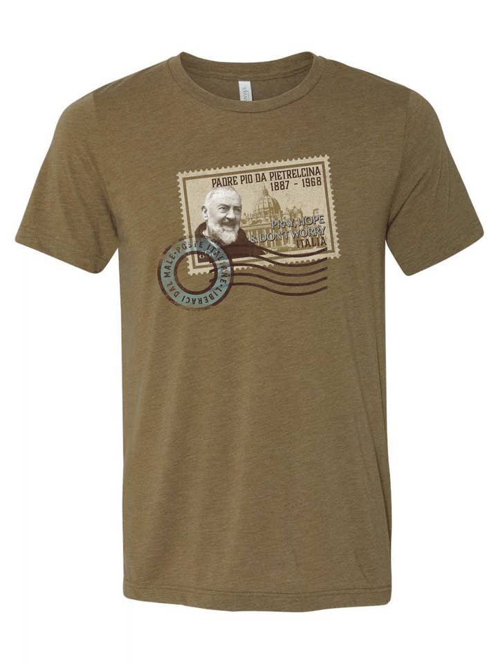 www.sweetvintagetees.com - Wholesale Screen Printed T-Shirt - Unisex - Padre Pio of Pietrelcina | Vintage Unisex Shirt
