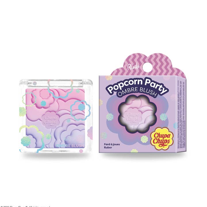 Fard à joues Chupa Chups Popcorn Party Ombré pour la vente par Rude Cosmetics