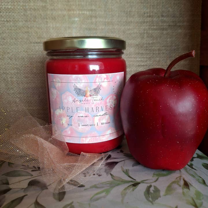 Angels Touch Candle Co. - Wholesale Jar/Filled Candle - Apple Harvest6