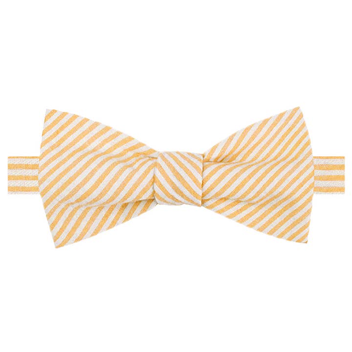 Jacob Alexander - Wholesale Bow Tie - Men’s - Men's Seersucker Striped Bow Tie32