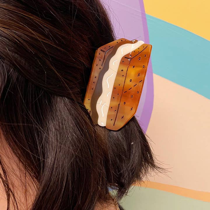 Jenny Lemons - Wholesale Hair Clip - Women's - *SALE* Midi S'mores Hair Claw Clip