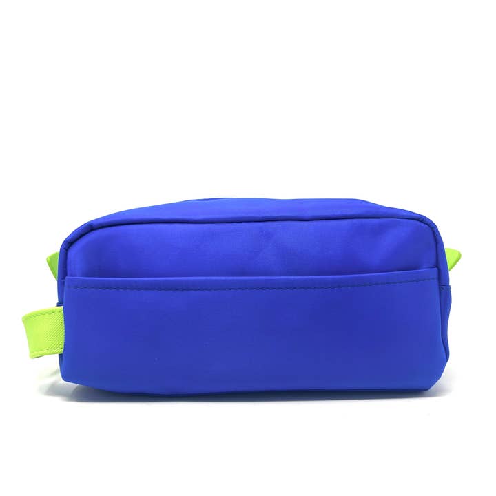Blue with Lime Green Accent Dopp Kit for wholesale by TRAVALO