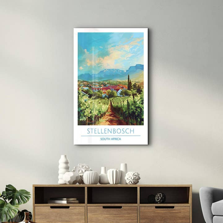 Artdesigna KG - Wholesale Poster - Stellenbosch South Africa-Travel Posters | Glass Wall Art2