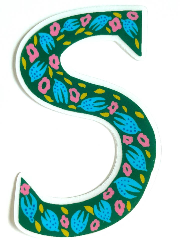 Autocollant Alphabet S pour la vente par LadooLadoo