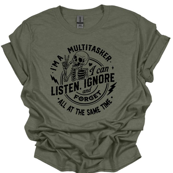 I'm A Multitasker Graphic Tee for wholesale by Londas Tees and Tumblers