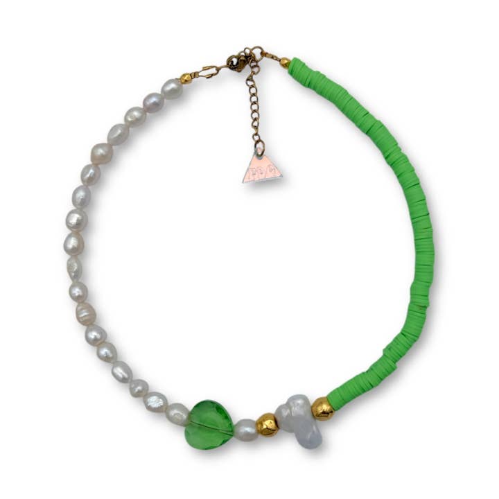 Lime Pulse | Collier pour la vente par Funk Da Queen