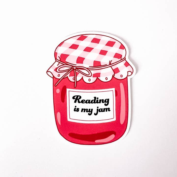 Lecture, c'est ma passion - Autocollant pour amoureux des livres pour la vente par Painted Lavender