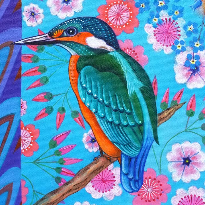 'Kingfisher' kaart voor wholesale door Tattersfield Designs