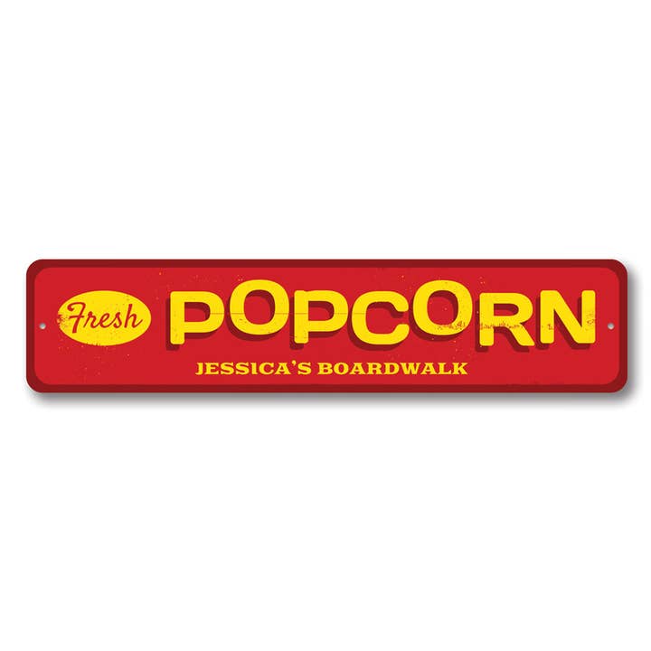 Fresh Popcorn Sign for wholesale by Lizton Sign Shop, Inc