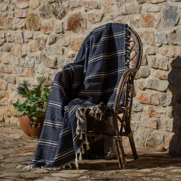 Manta/Ropa de cama a rayas para venta al por mayor de loom.ist