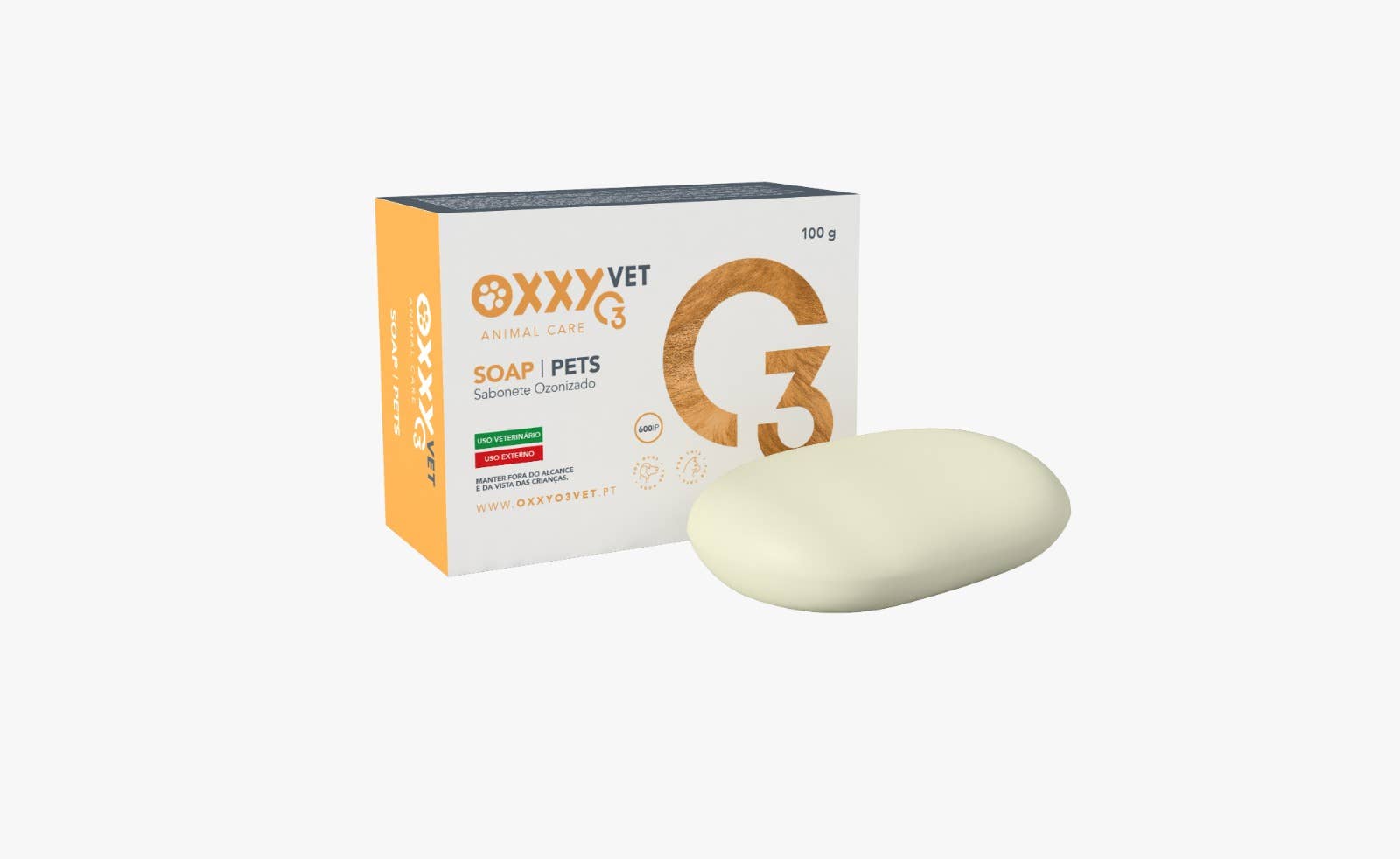 OxxyO3 VET - Wholesale Pet Soap - Dog - Oxxy Vet Soap Pets 100 g