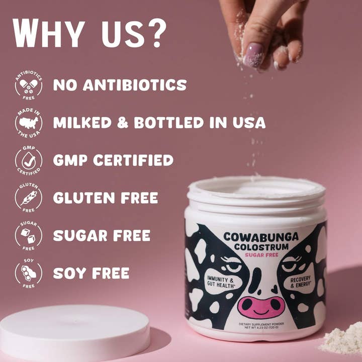 SonoHealth - Wholesale Oral Supplement/Vitamin - Cowabunga Colostrum | True first 6-hour Unaltered Colostrum2