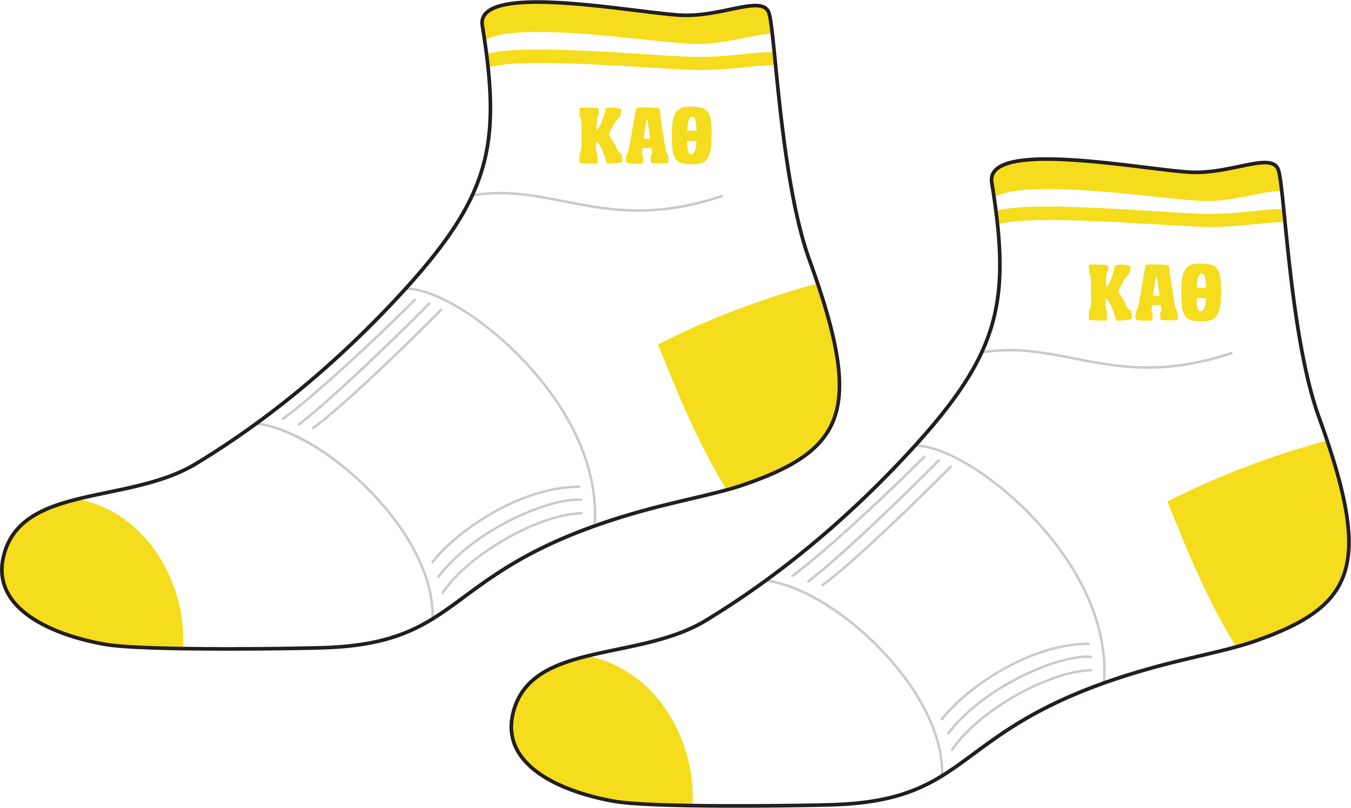 Swag - Wholesale Socks - Unisex - Kappa Alpha Theta Quarter Sock0