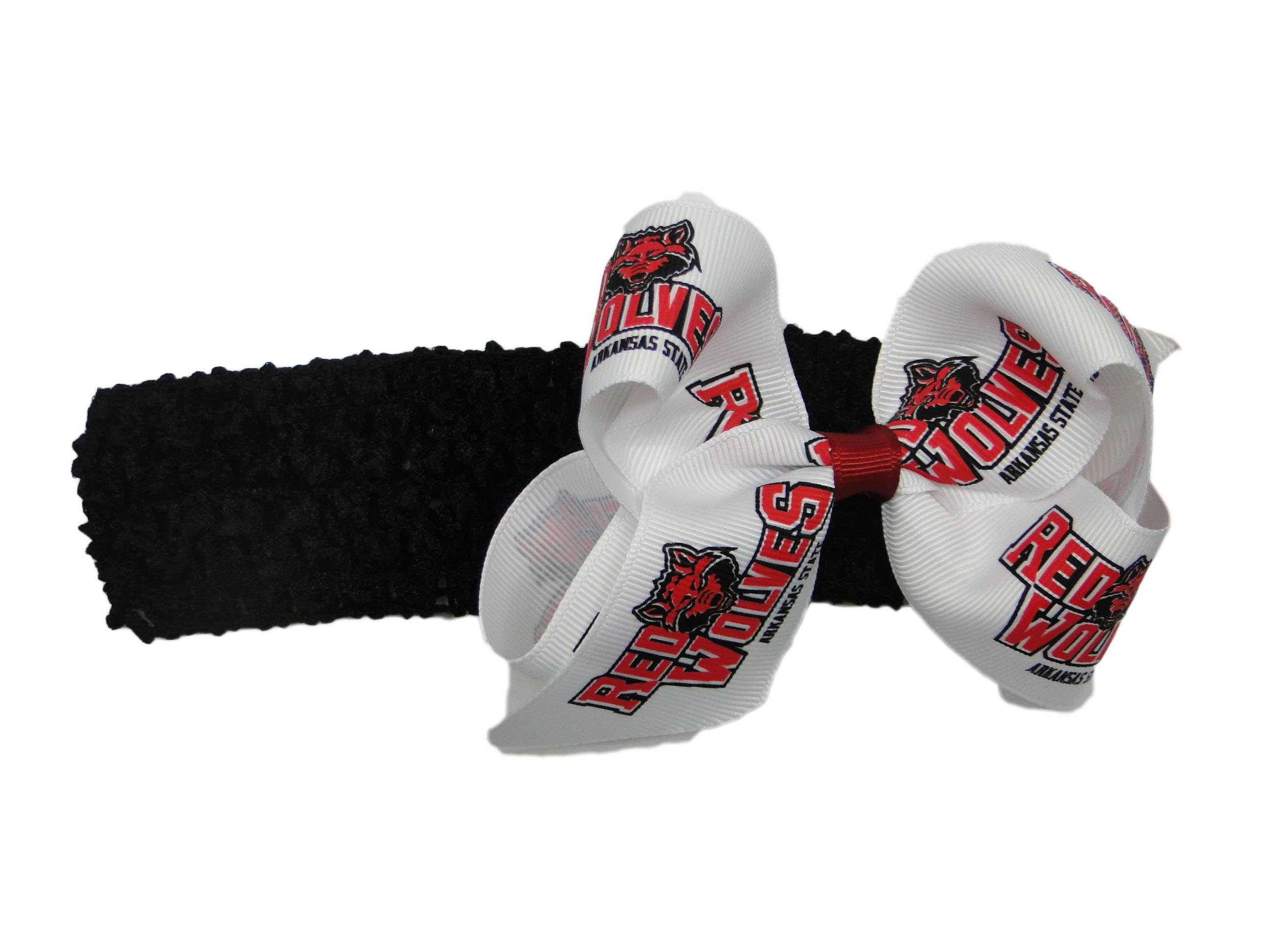 USA Licensed Bows and Accessories – wholesale Fashion headband – women's – Crochet Headband W/ Junior Bow #2691