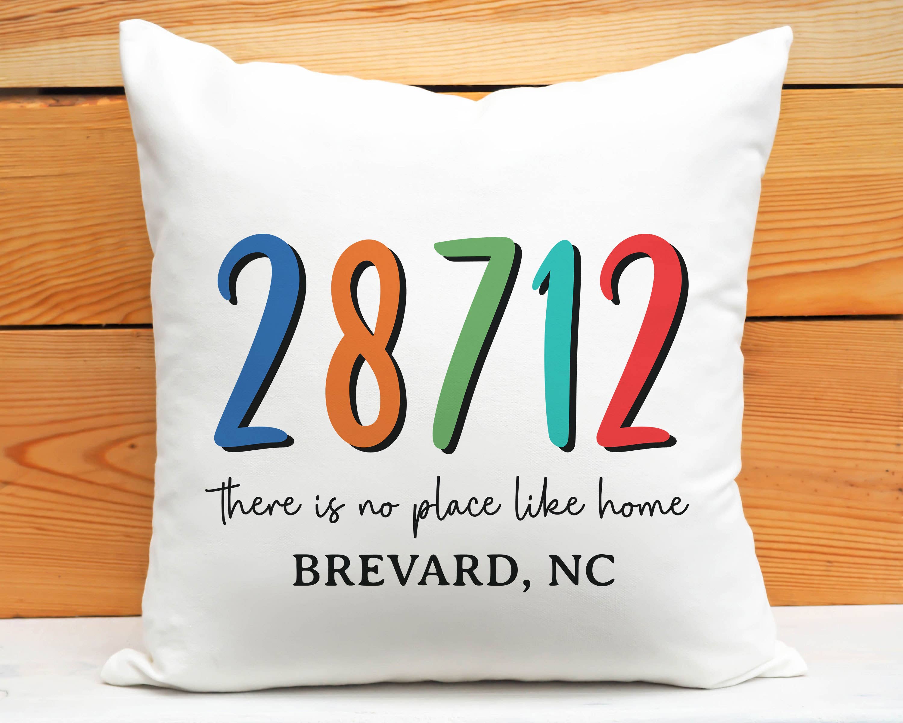 Canary Road - Wholesale Throw/Decorative Pillow - Custom Zip Code Pillow City State No Place Like Home Local1