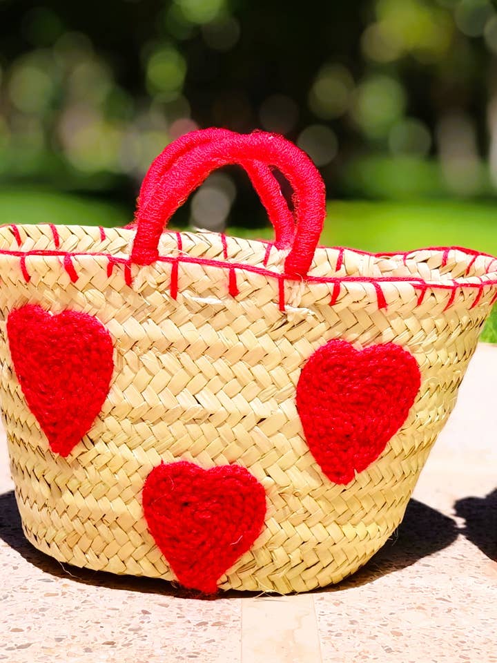 Handgeweven Stro Tas – Schattige Zomer Mand voor wholesale door Twins Basket