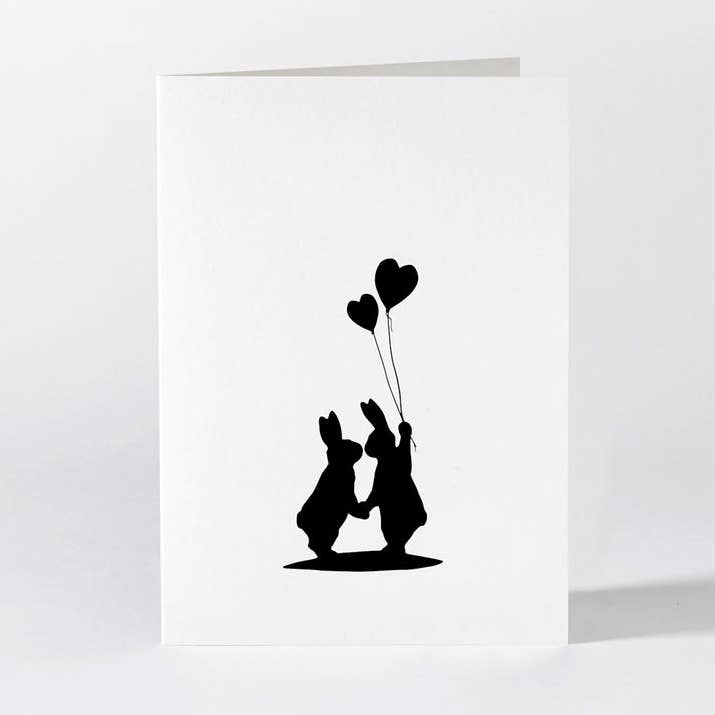 Lovestruck Rabbit Card for wholesale by HAM